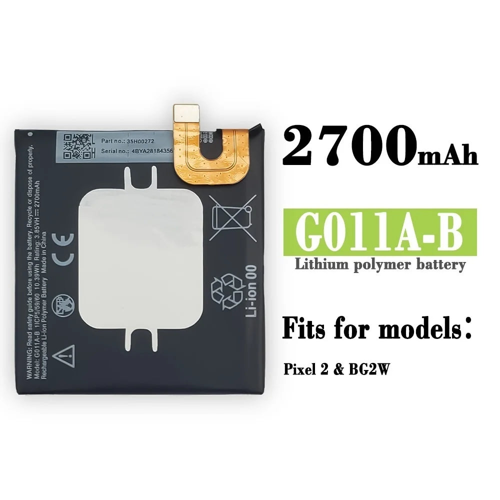 Batterie de remplacement pour Google Pixel 2, G011A-B Batterie de remplacement pour Google Pixel 2, G011A-B